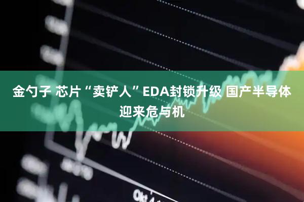 金勺子 芯片“卖铲人”EDA封锁升级 国产半导体迎来危与机