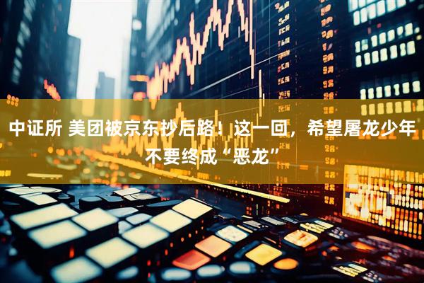 中证所 美团被京东抄后路！这一回，希望屠龙少年不要终成“恶龙”