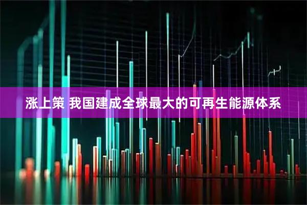 涨上策 我国建成全球最大的可再生能源体系
